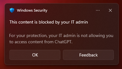 UntitledImage.png Notification about block